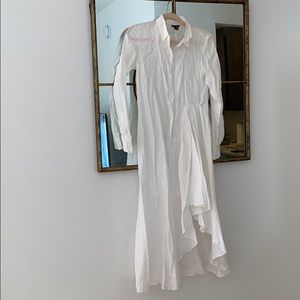 Theory linen shirt dress size 4